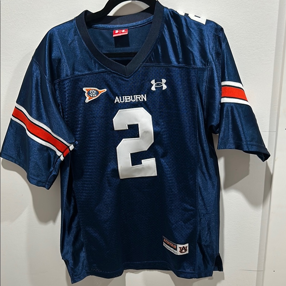 Under Armour Cam Newton Auburn University  Blue Kids Jersey